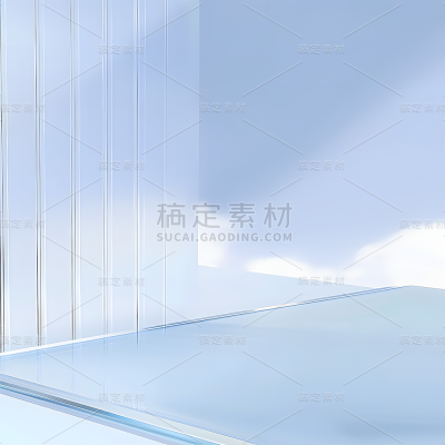 通用空间主图蓝色白色天空