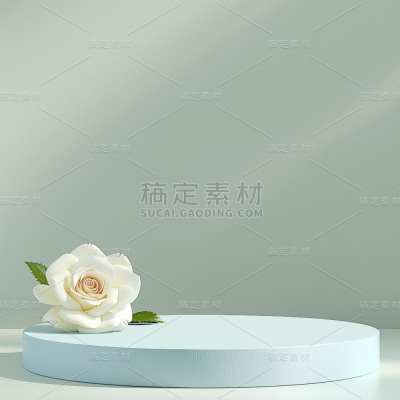 背景通用简约圆形展台实景立体主图背景图片