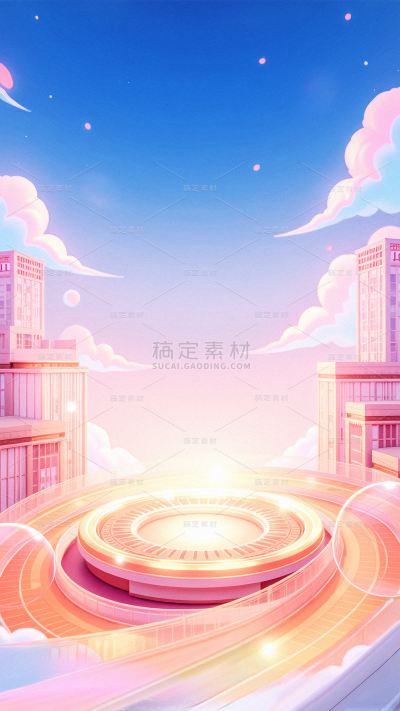 618双十一双11双十二双12促销活动电商3D展台背景
