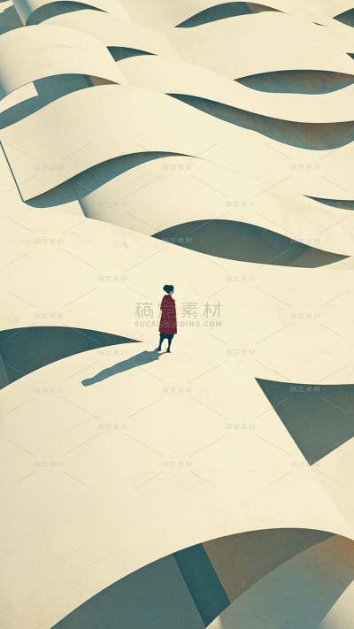 教育系列抽象书卷人物背景
