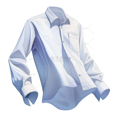 服饰系列清新感插画风吹干净衣服