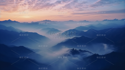 山脉山峰风景景观