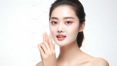 美容护肤模特人像图片
