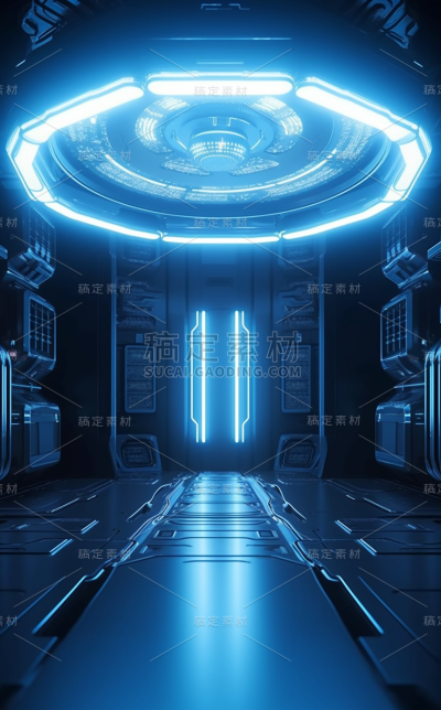 机械感创意科幻科技背景