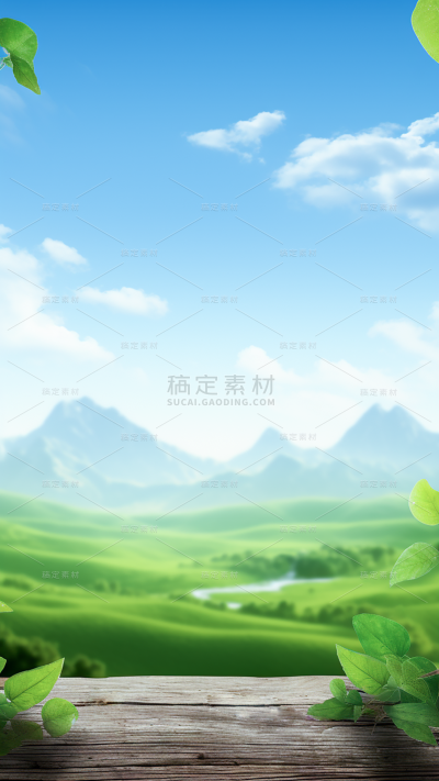 春天春季春日实景植物展台户外草地场景背景图片素材