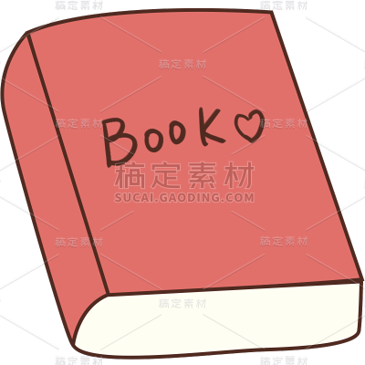 小红书教育培训书本知识科普元素贴纸