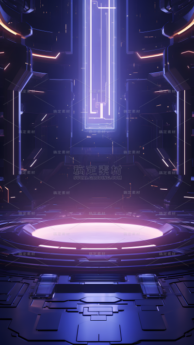 618双十一双11双十二电商活动促销科技风机械场景背景