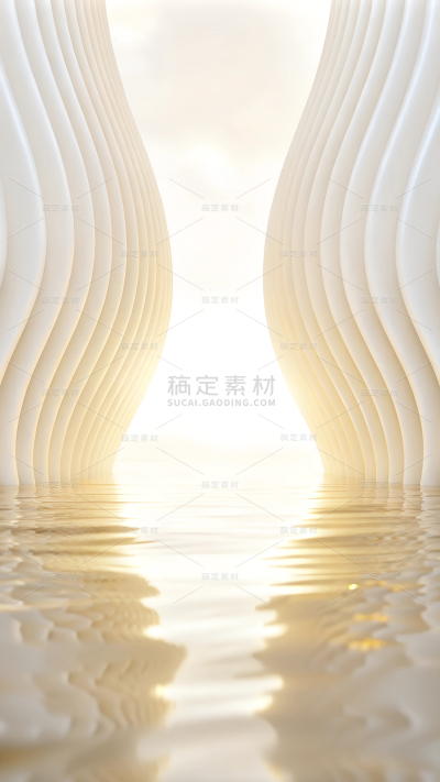 特效系列水面金光特效展台