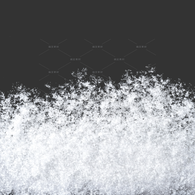 气象系列写实白色雪元素（td）