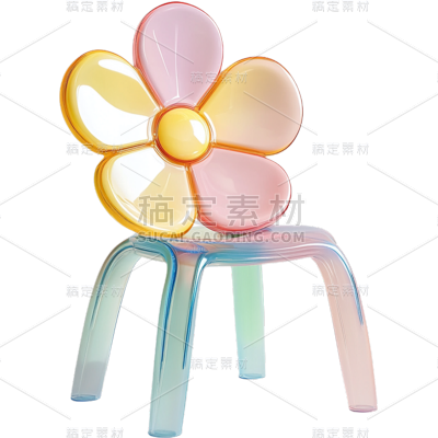 家具系列3D创意桌椅元素