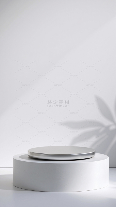 背景系列简约感光影圆形展台背景