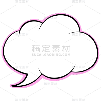 通用对话框气泡框文字框元素
