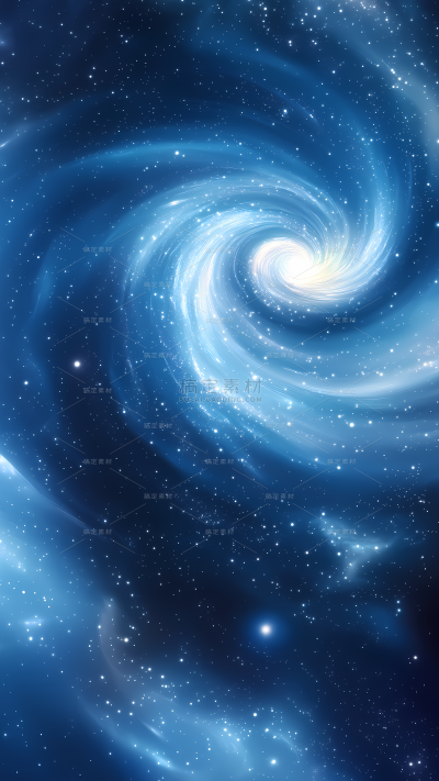 风光系列梦幻感螺旋星云元素