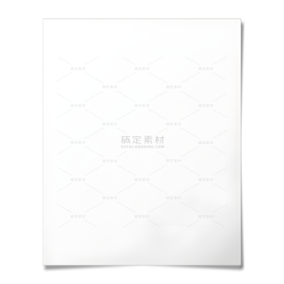 样机系列简约单页纸样机（td）