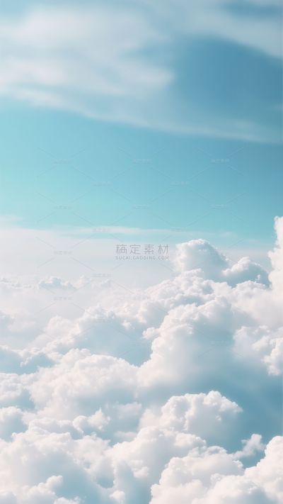 风光系列实景蓝天白云场景背景