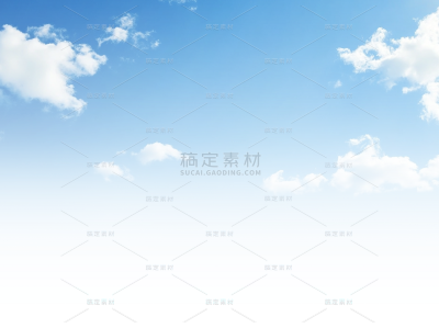 风光系列实景蓝天白云元素
