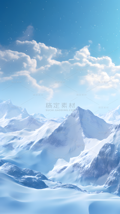 冬天冬季上新展台背景