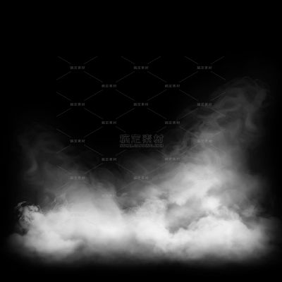常规写实风从下往上蒸腾的雾气