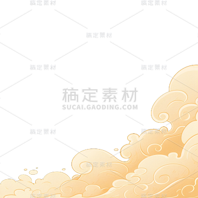 气象系列AI新国风手绘祥云