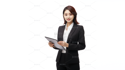 金融女性模特人像图片