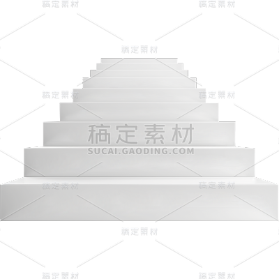 建筑系列通用简约仿真天梯台阶元素素材
