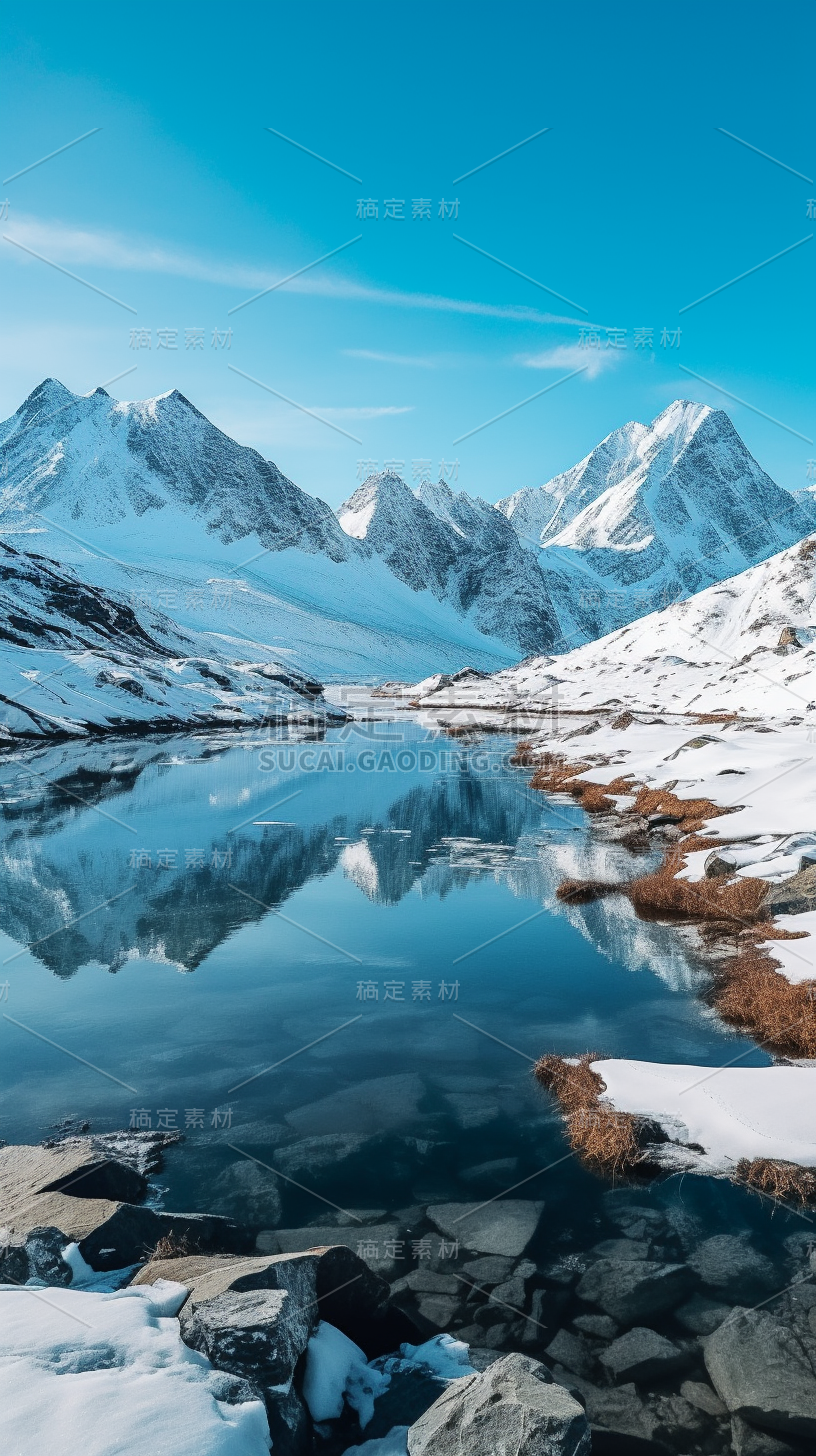 冰川雪山风景景观壁纸