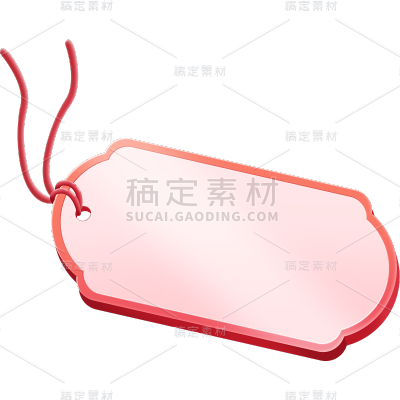 促销通用促销立体感吊牌标签元素素材