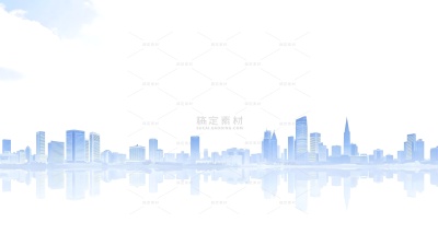 常规内容-建筑系列扁平风清新城市建筑