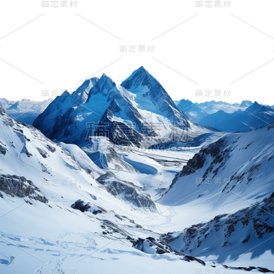 写实风山脉静态贴纸