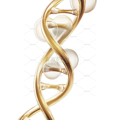 医疗系列DNA链条+气泡分子元素