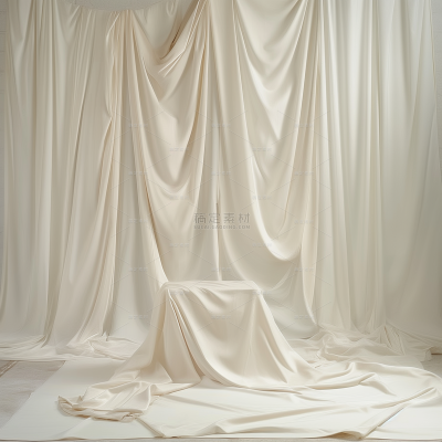 insMind Simple Space Background Curtains