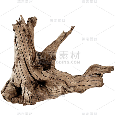 植物通用实景枯树枝元素素材