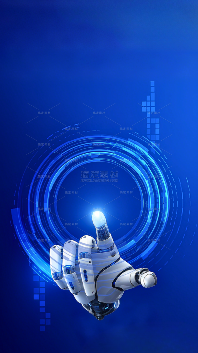 人物系列科技感数据机器人点击图片（td）