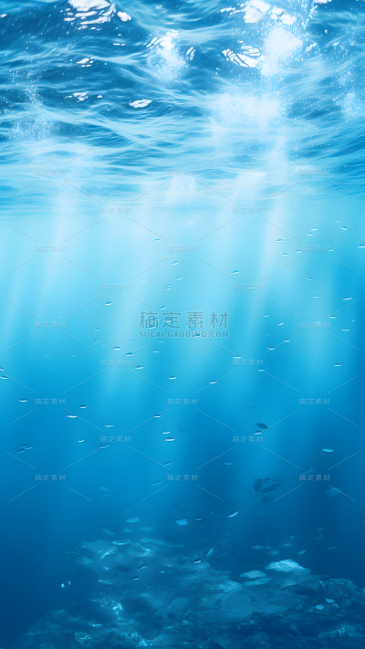 水下海洋背景
