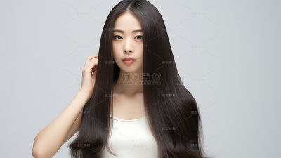 美发广告模特人像图片