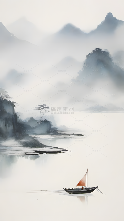 背景系列中国风山水背景