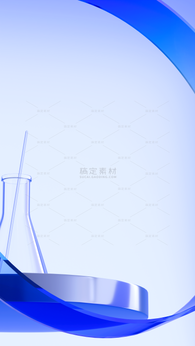 常规背景系列简约蓝色医疗场景背景