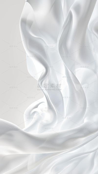 背景通用白色丝绸背景图片素材