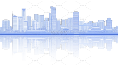 	 常规通用杭州地标建筑贴纸