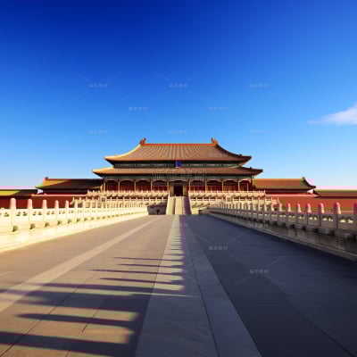 常规通用中国古建筑背景图片
