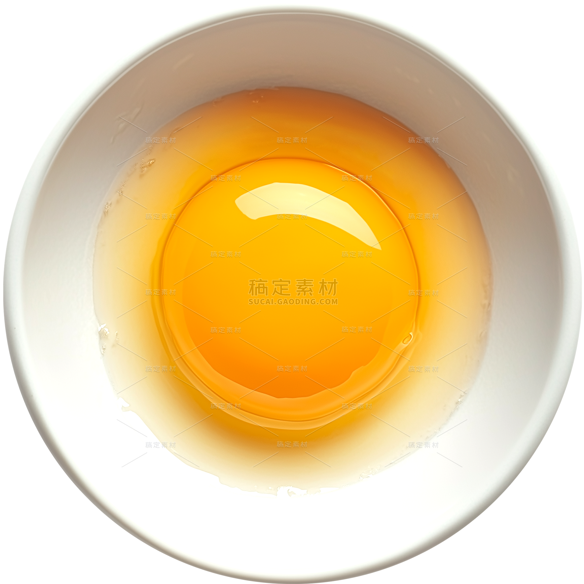 美食写实一碗鸡蛋液贴纸 