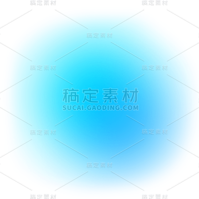 通用弥散渐变圆形元素贴纸几何系列
