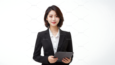 金融女性模特人像图片