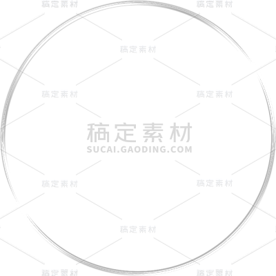 通用简约圆形玻璃边框元素