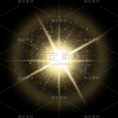 常规系列金色光圈光效通用元素素材