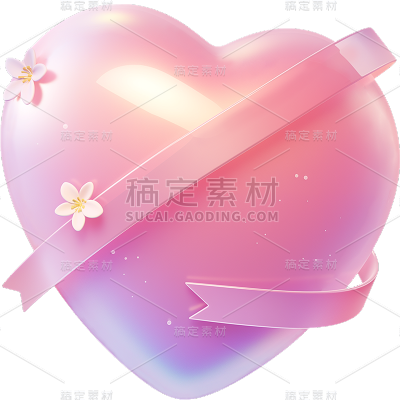 常规装饰系列通用质感爱心元素素材