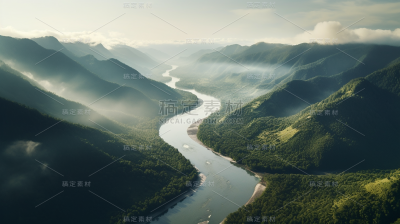 山川河流山峰景观风景壁纸