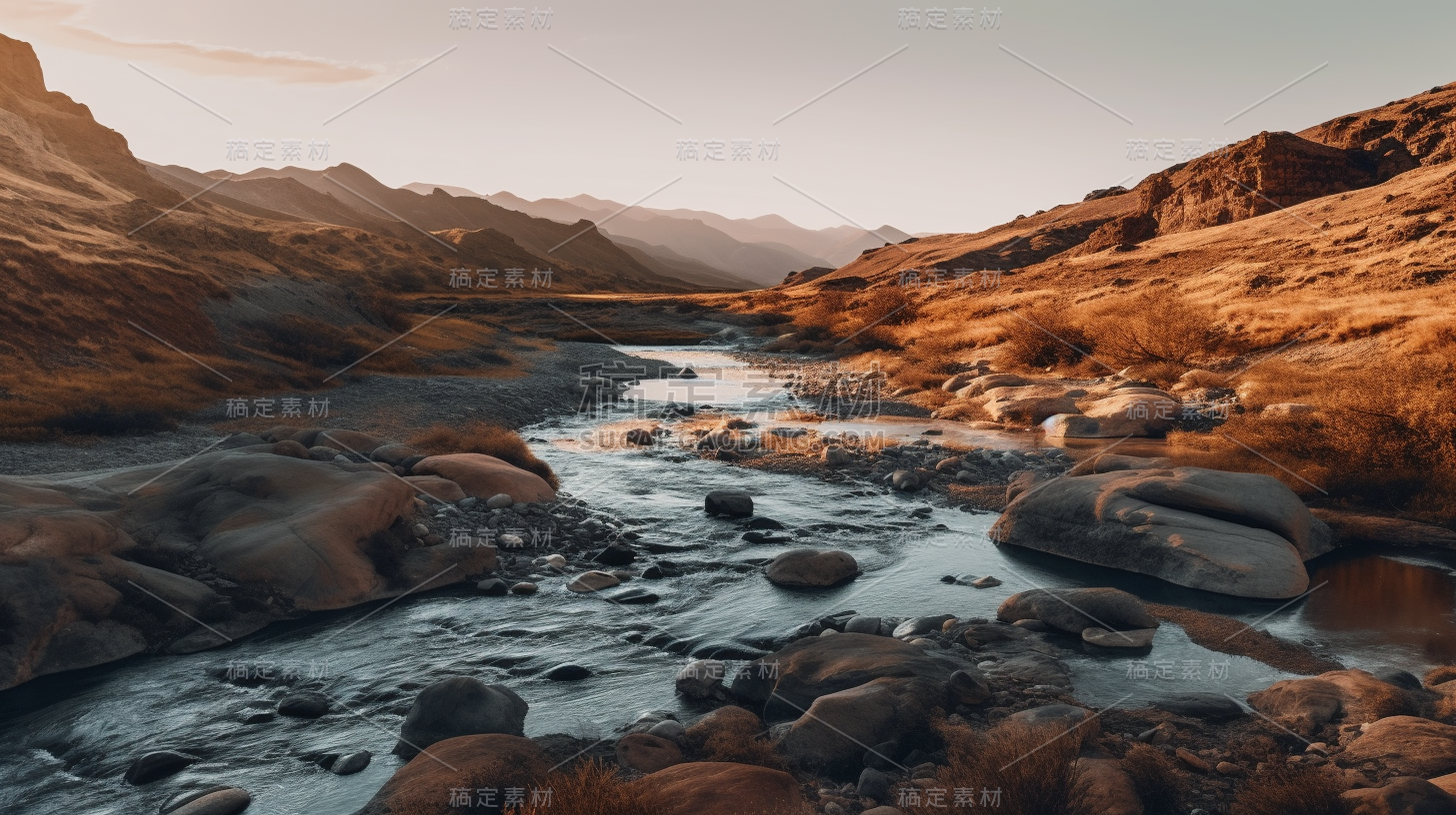 自然河滩