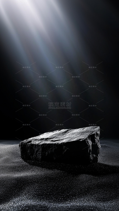 风光系列写实神秘高级感光影展台背景