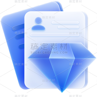 金融理财保险插画伪3D轻拟物组合元素素材